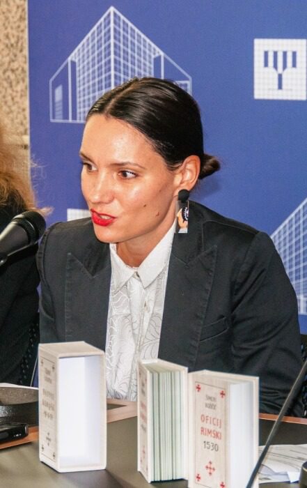 Assistant Professor at the Department of Croatian Language and Literature of the University of Osijek’s Faculty of Humanities and Social Sciences Vera Blažević Krezić.