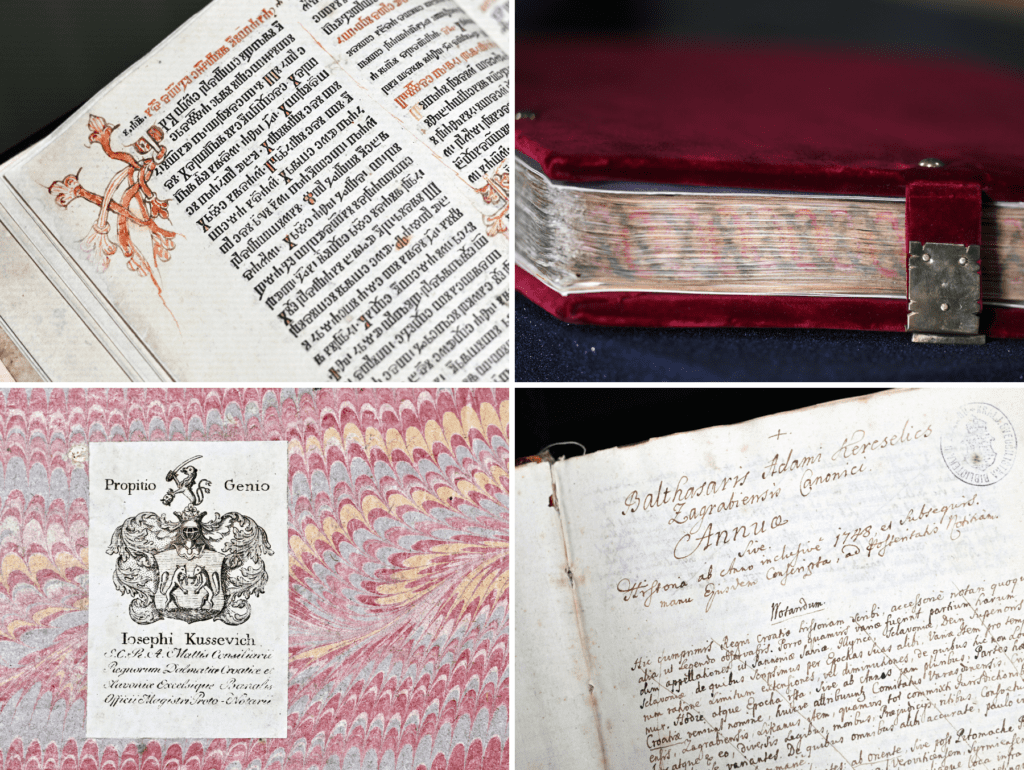 Treasures from the Manuscripts and Old Books Collection of NSK, the National and University Library in Zagreb.