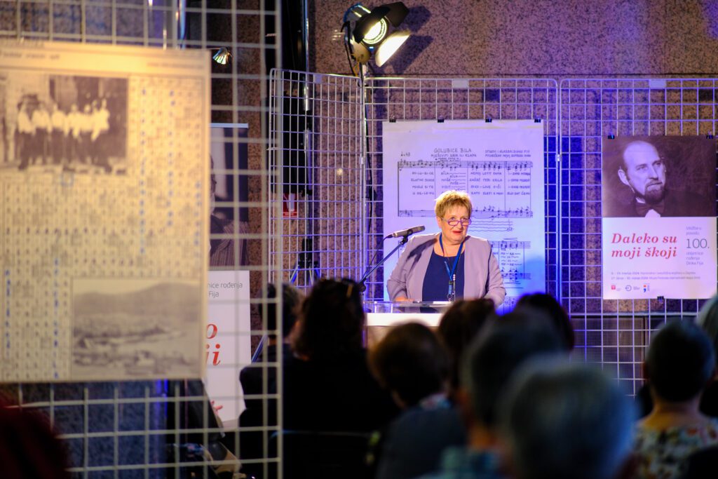 Director General of the National and University Library in Zagreb Dr Ivanka Stričević.