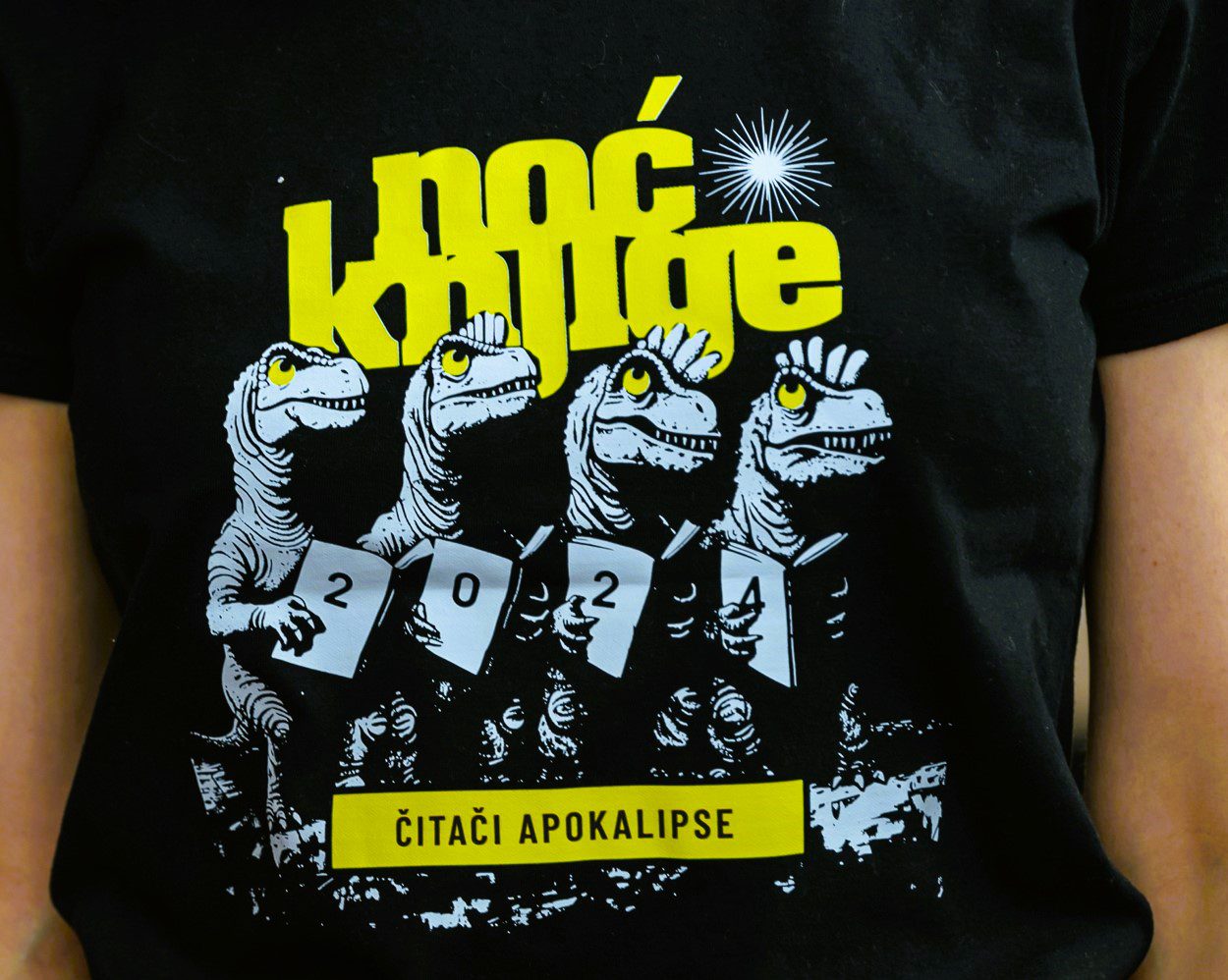 2024 Croatian Book Night T-shirt.
