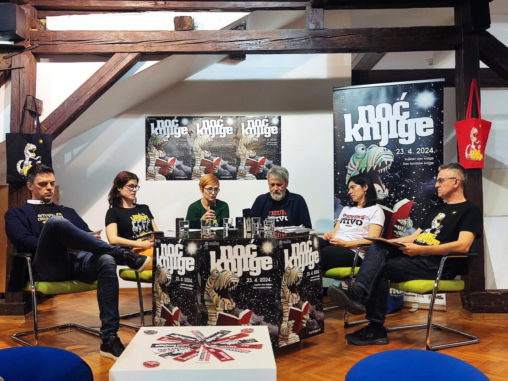 Fotografija s konferencije za medije Noći knjige 2024.