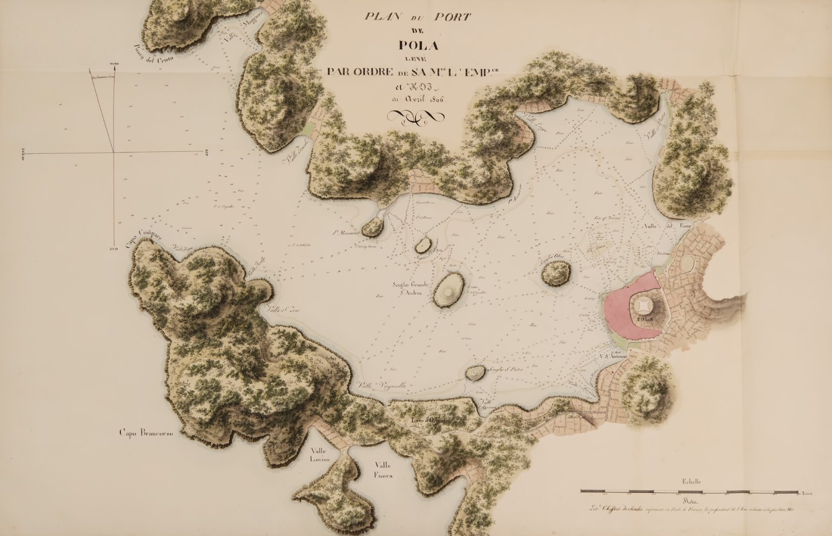 Online exhibition spotlighting ‘Napoleon’s atlas’, a gem of cartographic heritage in NSK’s collections ‘Napoleon’s atlas’ (1806), Pula. NSK Map Collection.