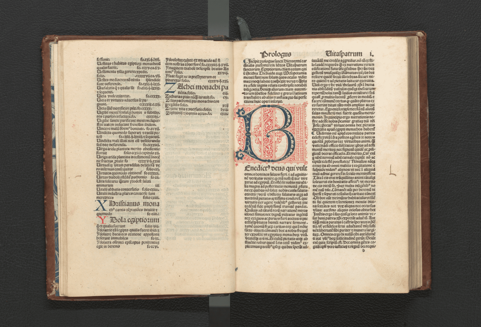 Hieronymus, Vitae sanctorum patrum. NSK Manuscripts and Old Books Collection.