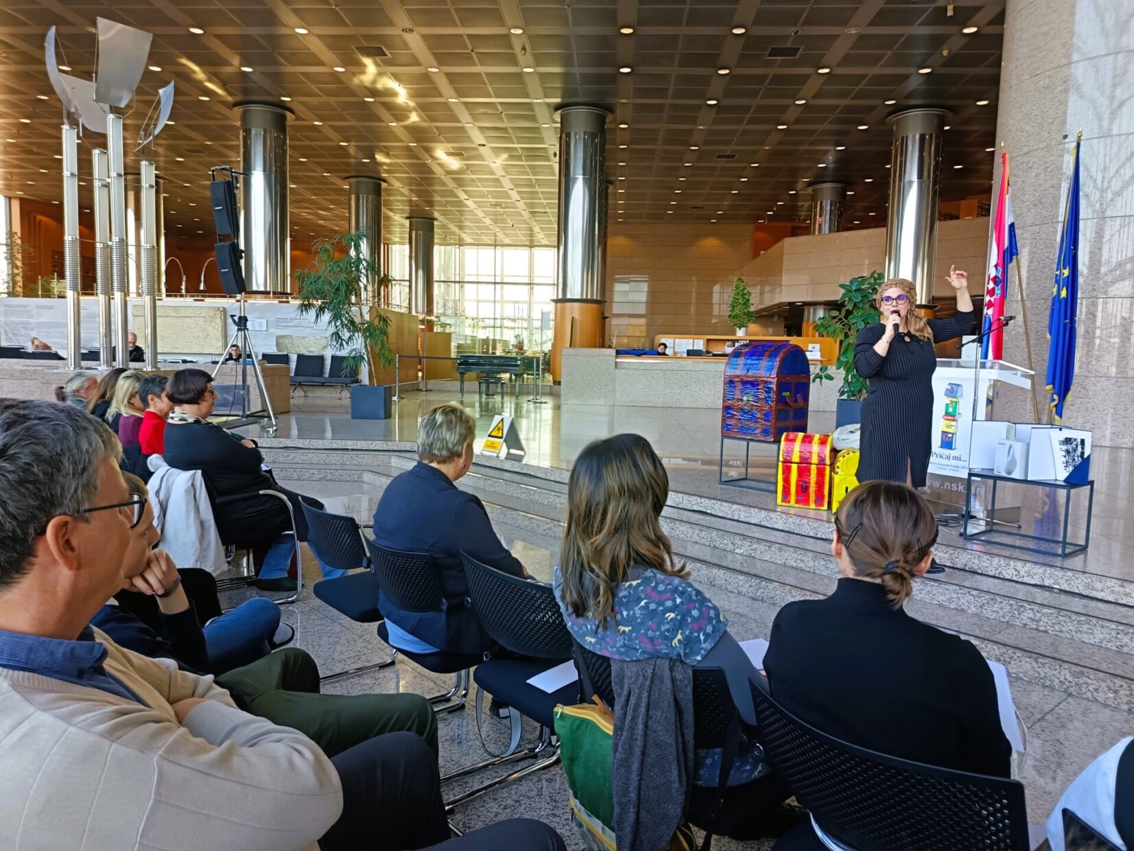 Participants in the 2024 Croatian Book Month quiz awards ceremony.