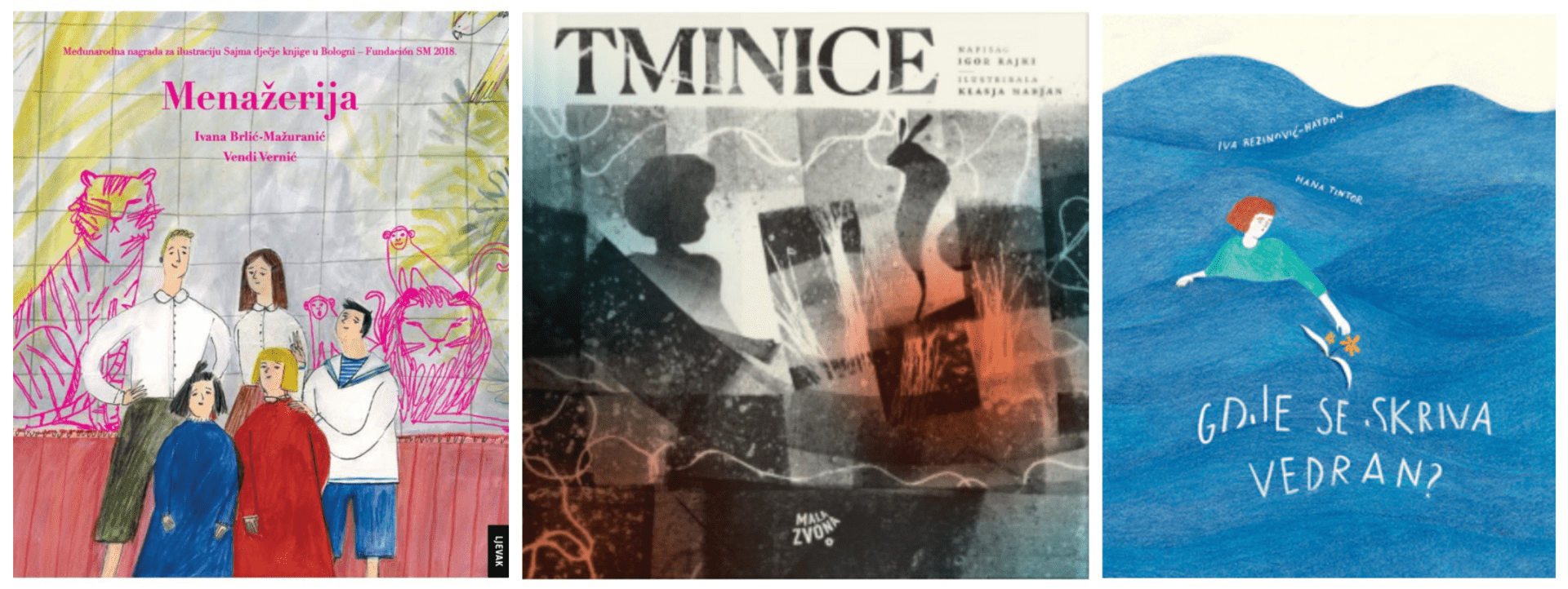 The covers of the titles spotlighted as part of the 2024 Croatian Book Month reading promotion quiz.