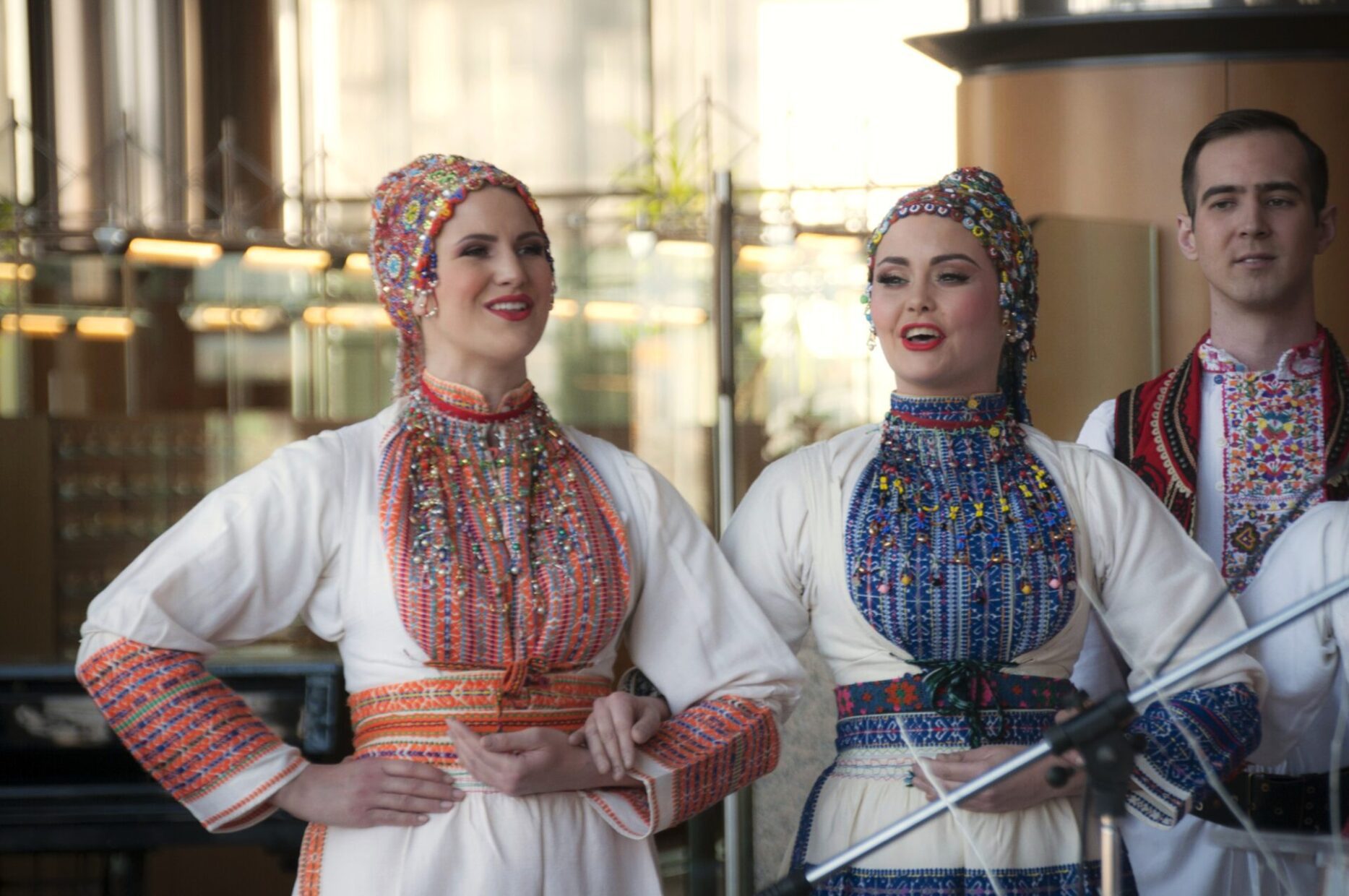 Members of LADO, Croatia’s world-famous folk dance ensemble.