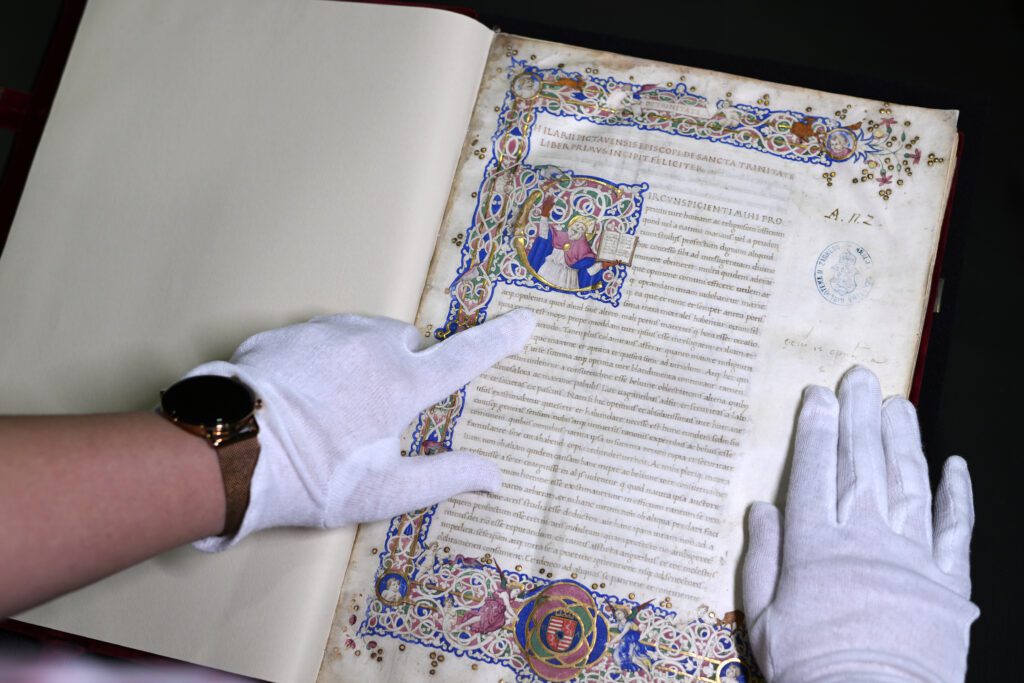 De Sancta Trinitate (15th century). NSK Manuscripts and Old Books Collection.