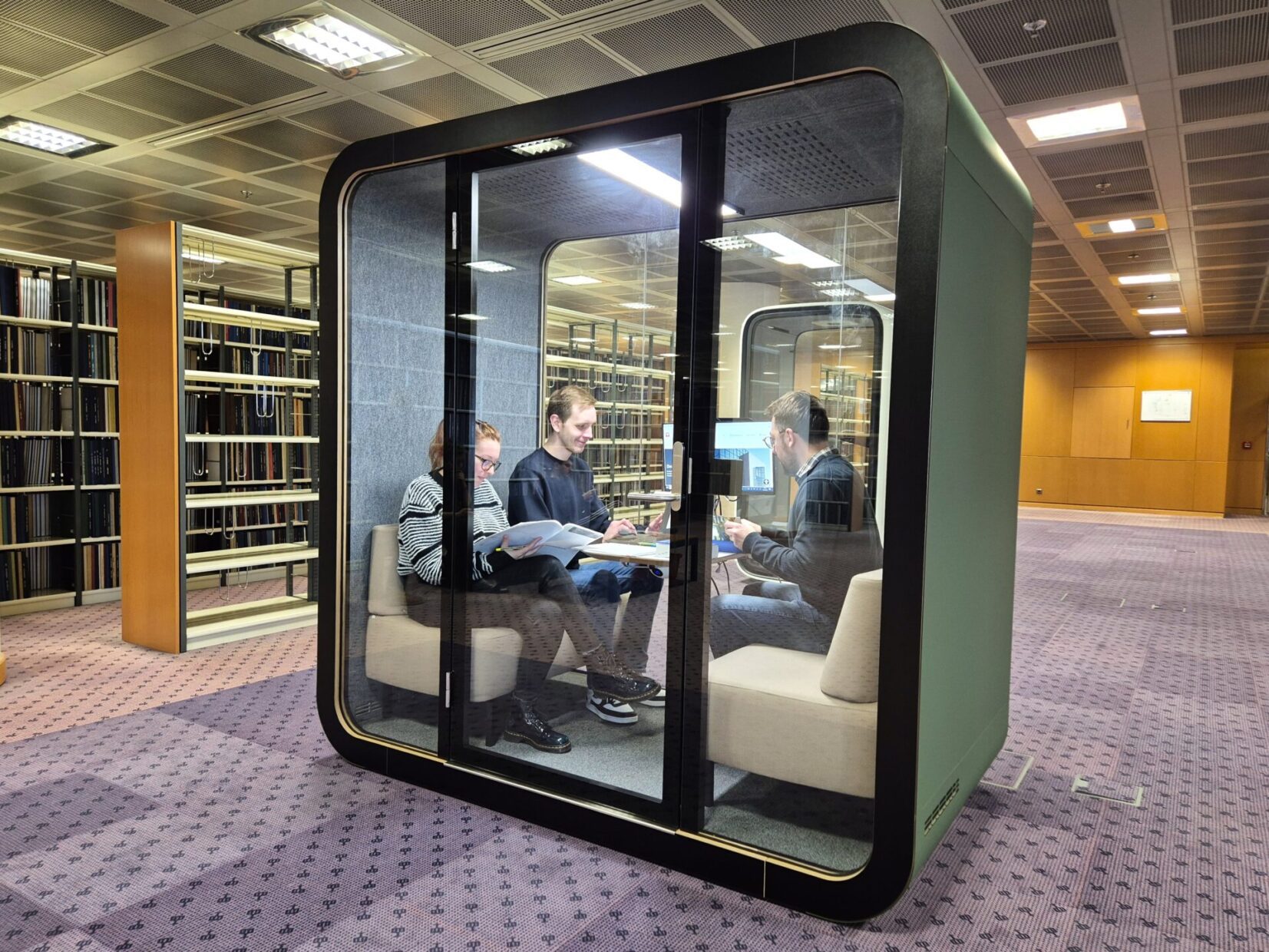NSK four-person study pod.