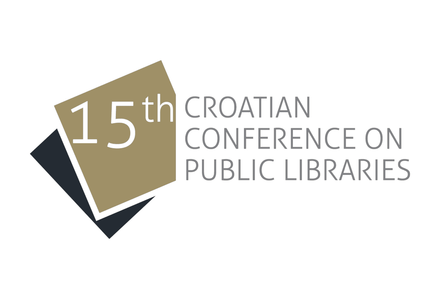 The visual identity of the 15th Croatian Conference on Public Libraries.