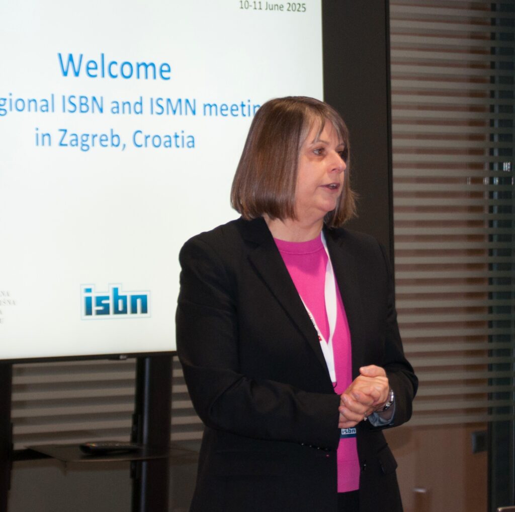 Executive Director of the International ISBN Agency Stella Griffiths.