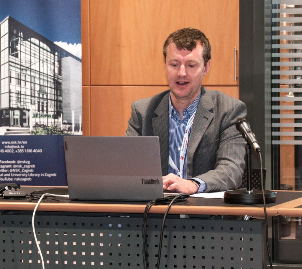 Operations Manager of the International ISBN Agency Nick Woods.