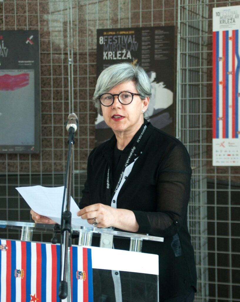 NSK Assistant Director General for National Library Affairs Dr Sofija Klarin Zadravec.