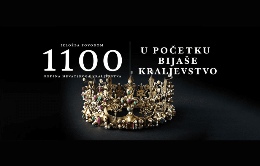 The visual identity of the 'In the beginning was the Kingdom' exhibition.