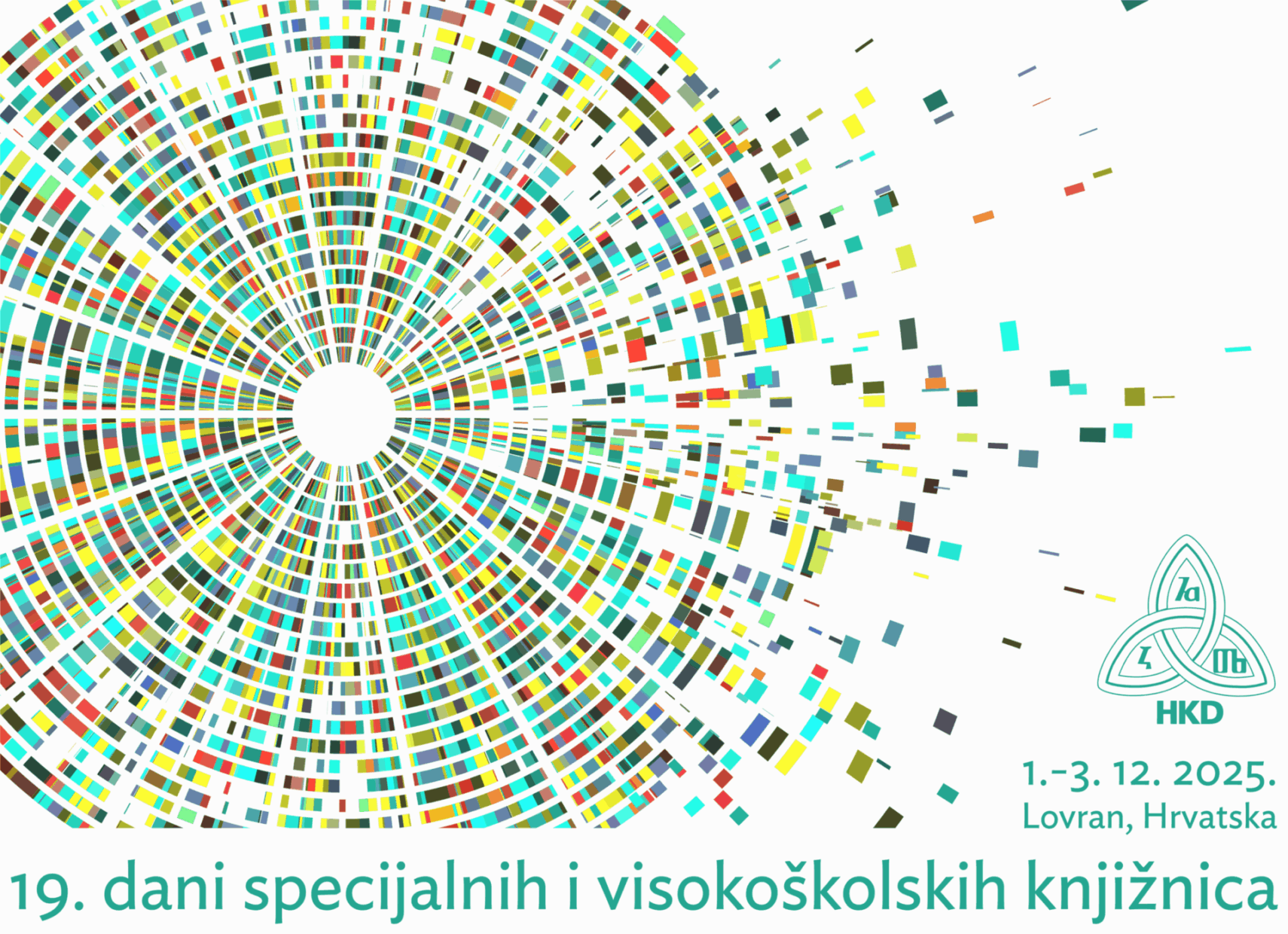 Službeni vizual 19. dani specijalnih i visokoškolskih knjižnica