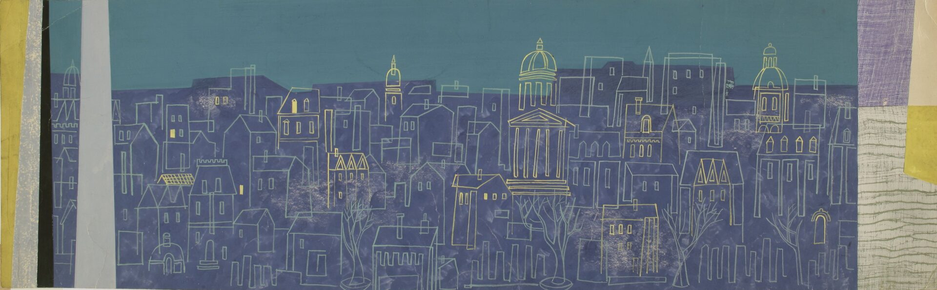 Ferdo Bis, pozadina za crtani film Premijera, 1957.