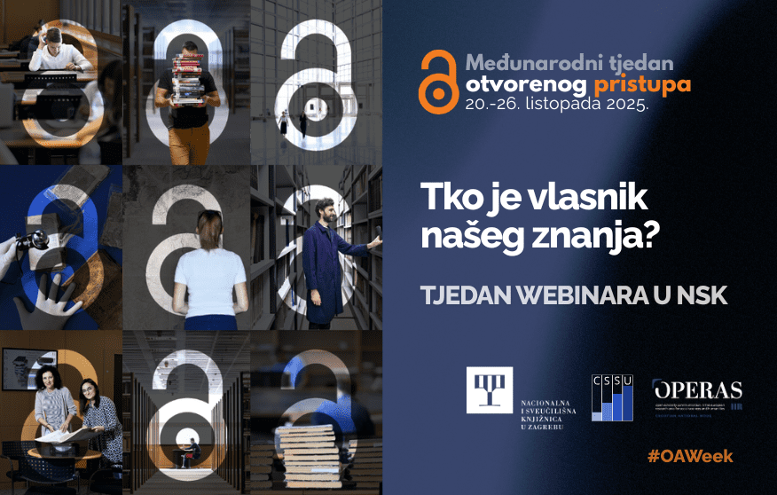 Plakat Tjedan otvorenog pristupa 2025.