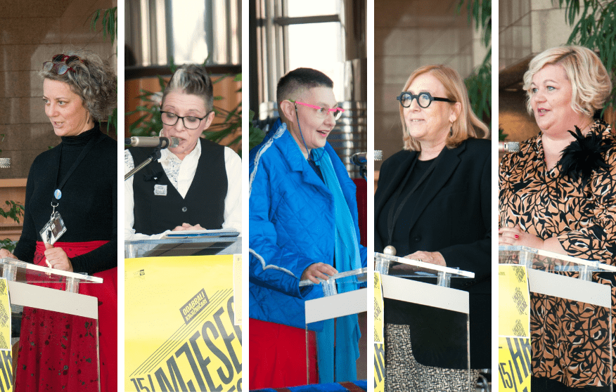 Speakers at the closing of the 2025 Croatian Book Month.