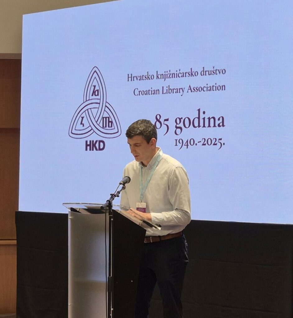 President of the Zagreb Library Association Mihael Bily.