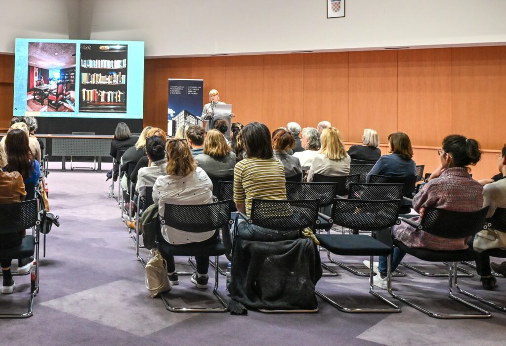 Senior Archivist and Curator at the NSK Manuscripts and Rare Books Collection Dr Tamara Štefanac.