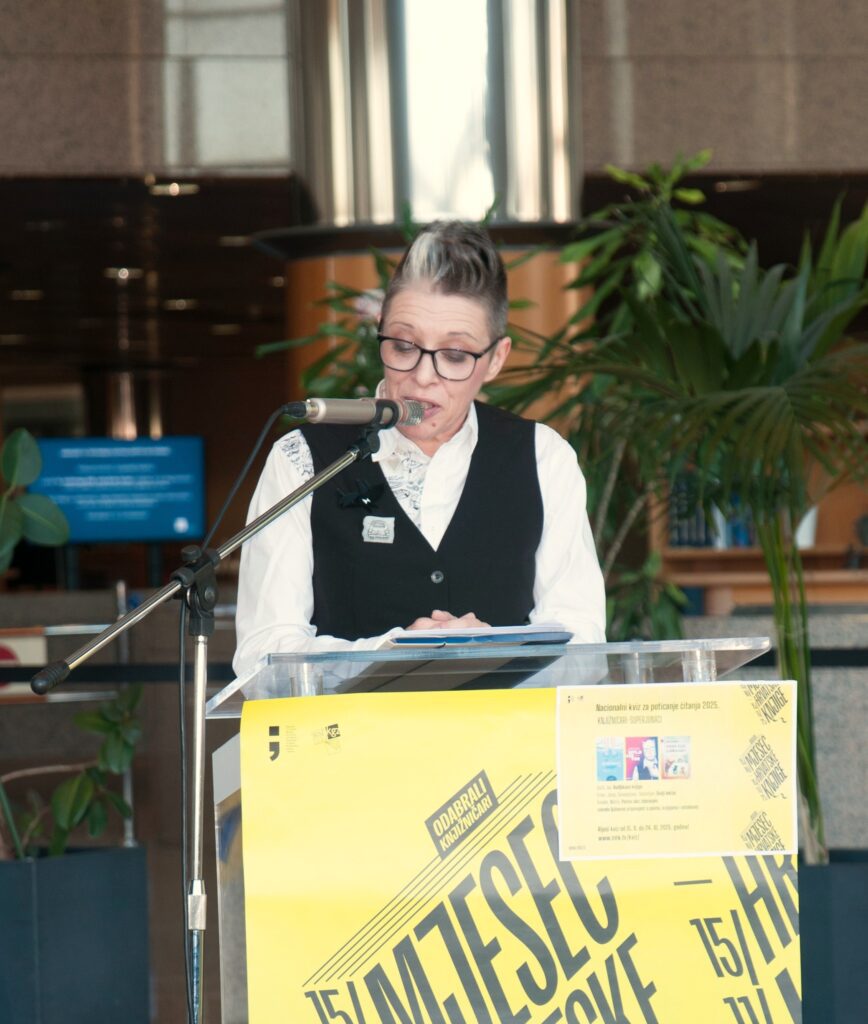 Voditeljica Hrvatskog centra za dječju knjigu Isabella Mauro.