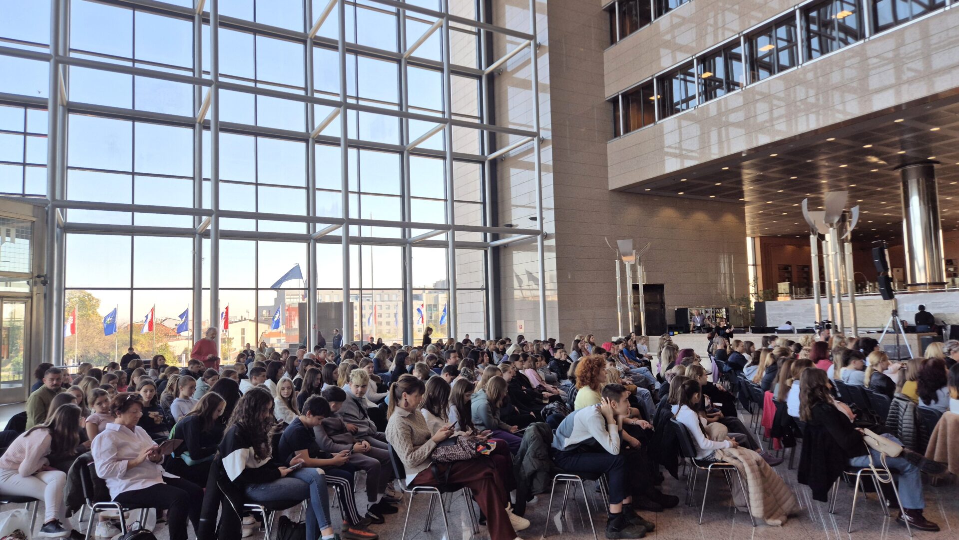 Sudionici završnice nacionalnog kviza za poticanje čitanja.