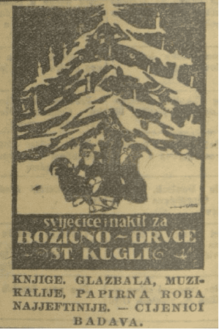 Izvor: Večer, 1925., Nacionalna i sveučilišna knjižnica u Zagrebu