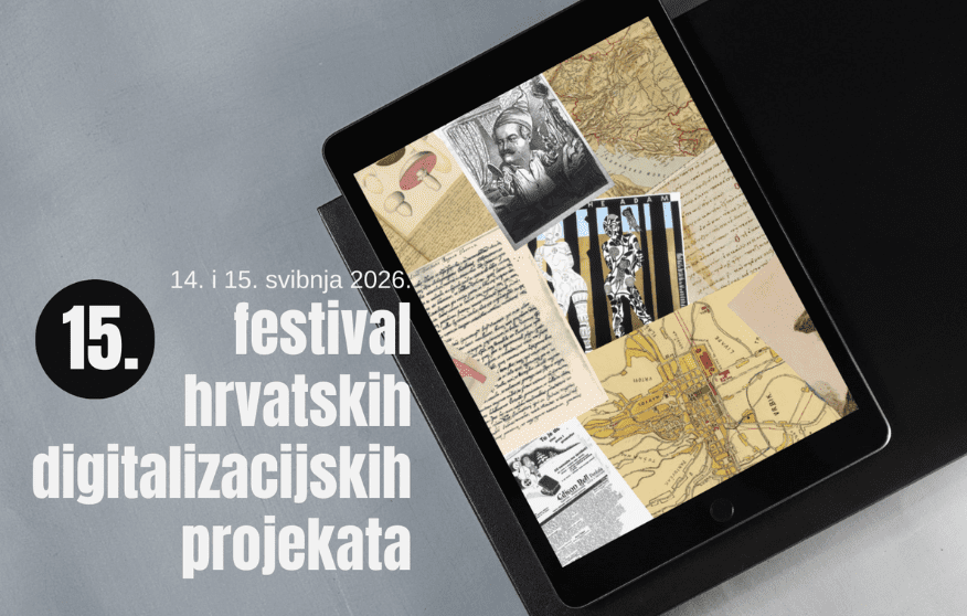 The visual identity of the 15th Festival of Croatian Digitisation Projects.