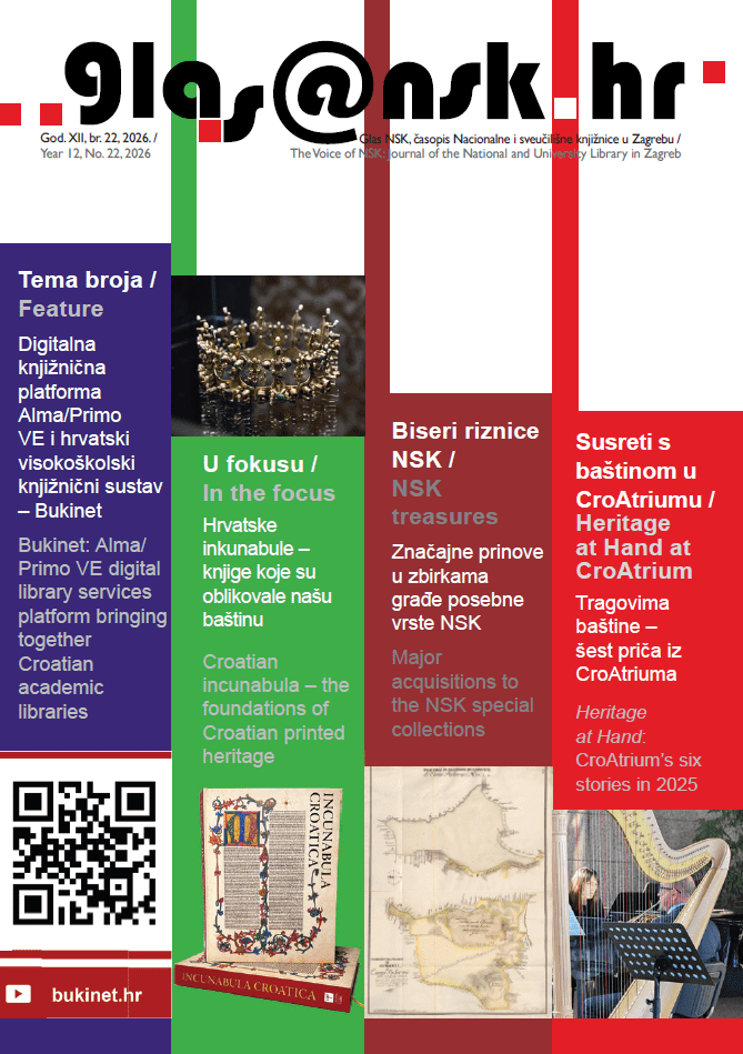 Segment of the cover of the 22nd issue of “The Voice of NSK”.