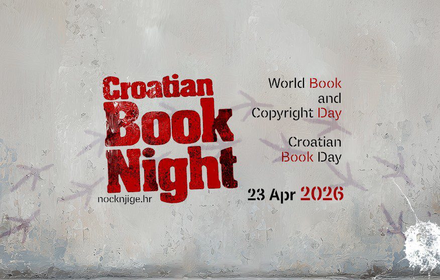 The visual identity of the 2026 Croatian Book Night.