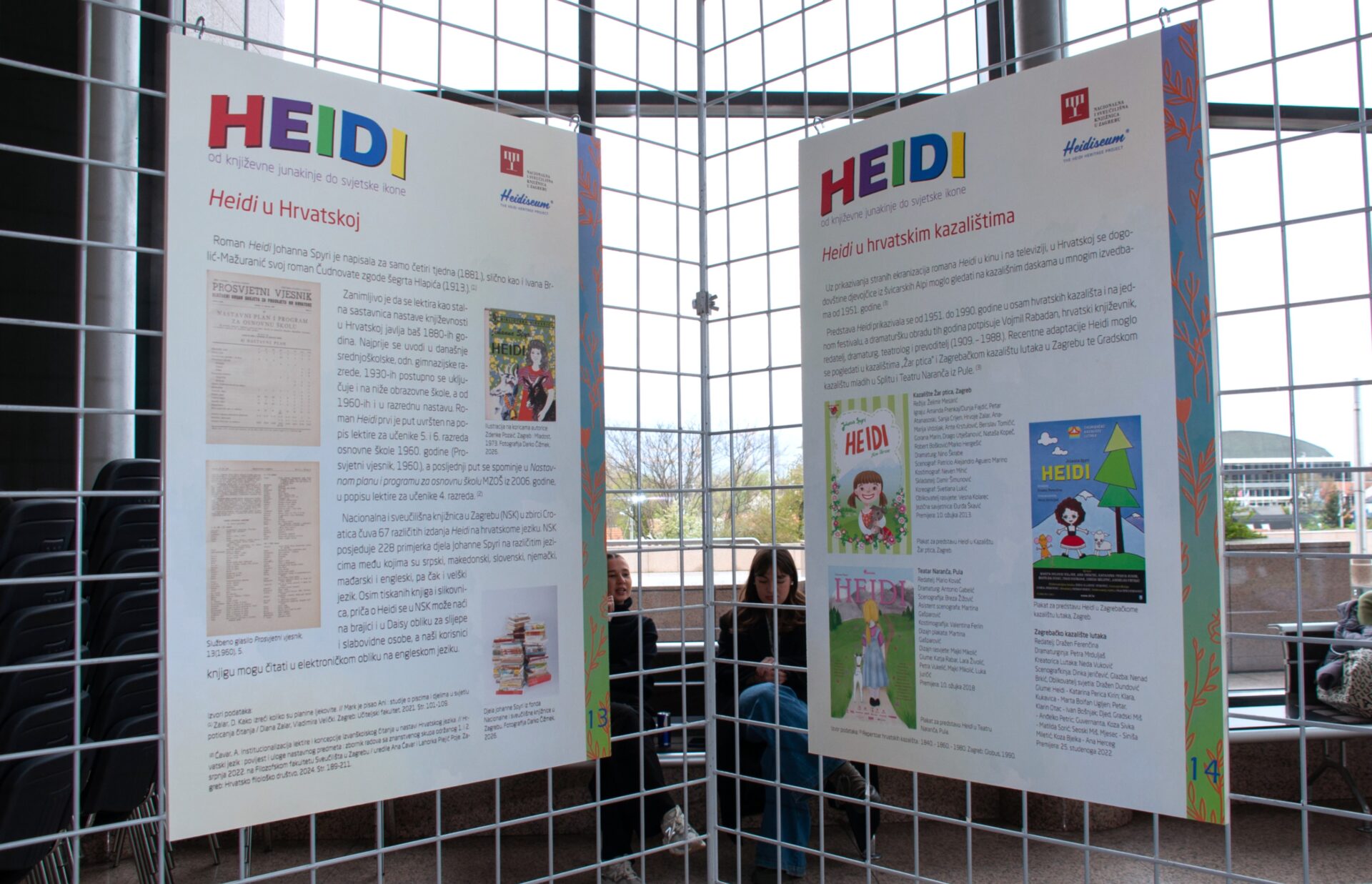 The ‘Heidi: From a literary heroine to a global icon’ exhibition content.