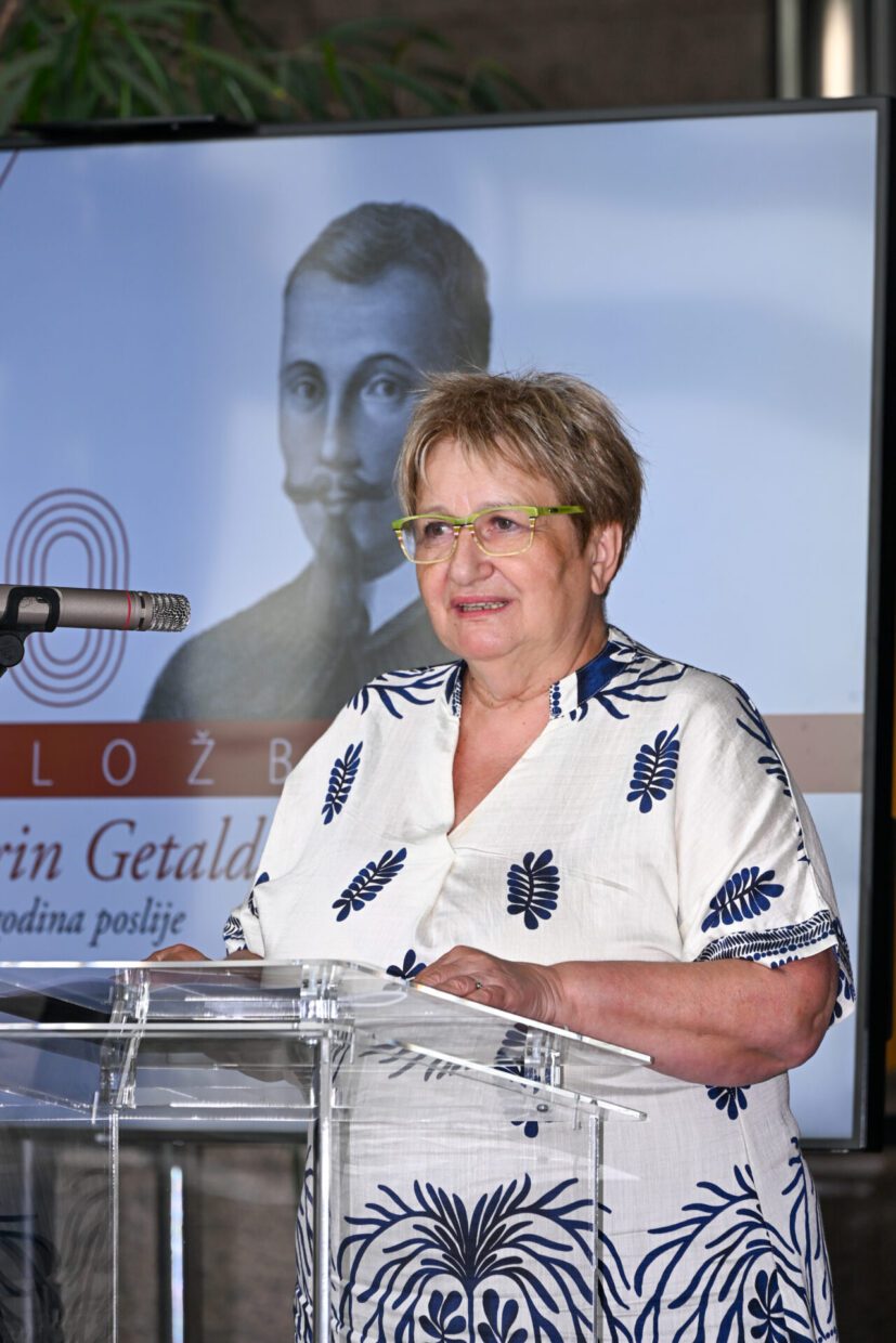 Na otvorenju izložbe okupljenima su se obratili glavna ravnateljica Nacionalne i sveučilišne knjižnice prof. dr. sc. Ivanka Stričević.