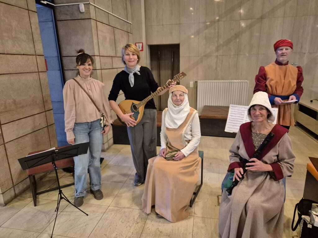 Iva Perinić and Maja Priselac at the Royal Library of Belgium