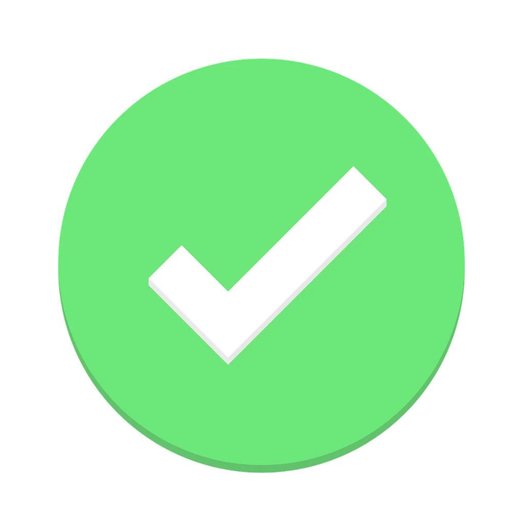 Completed project symbol