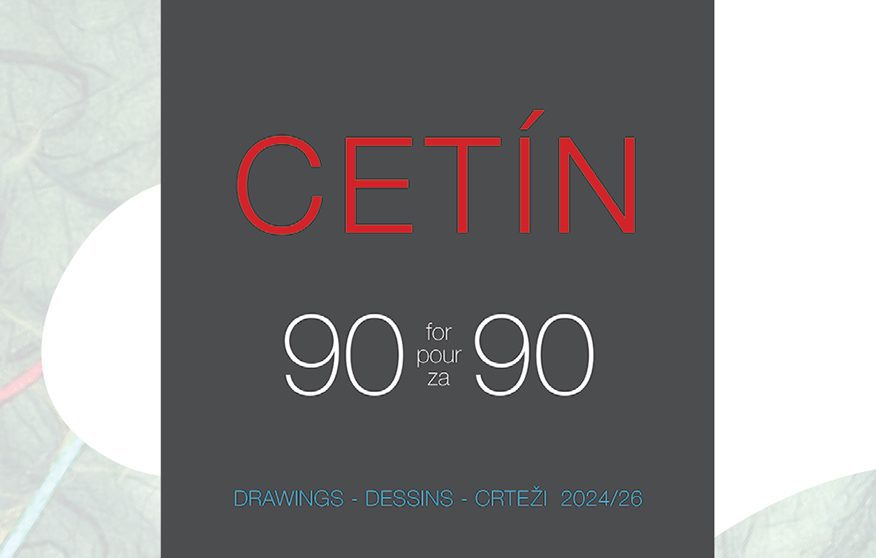 Segment of an invitation for a NSK presentation-and-exhibition programme featuring the oeuvre of Anton Cetín.