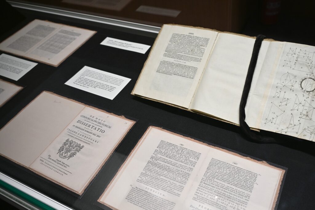 Works by Ruđer Josip Bošković in the NSK Manuscripts and Rare Books Collection.